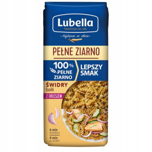 Lubella Makaron Pełne Ziarno Świdry z Orkiszem 400