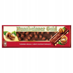 Nussbeisser Czekolada z Orzechami Laskowymi 220g