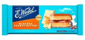 Wedel Czekolada Cookie Peanut Butter 290g