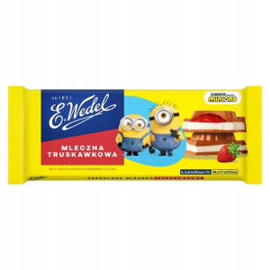 Wedel Czekolada Mleczna z Nadzieniem Truskaw. 290g