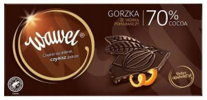 Wawel Czekolada Premium Orange 70% Kakao 100g
