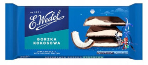 Wedel Czekolada Gorzka Kokos 100g