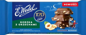 Wedel Czekolada Gorzka z Orzechami 90g