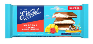 Wedel Czekolada Mango Malina 100g