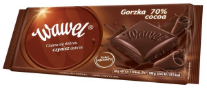 Wawel Czekolada Gorzka 70% 90g