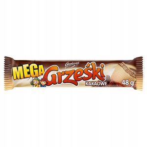 Goplana Mega Grześki Bez Czekolady 48g