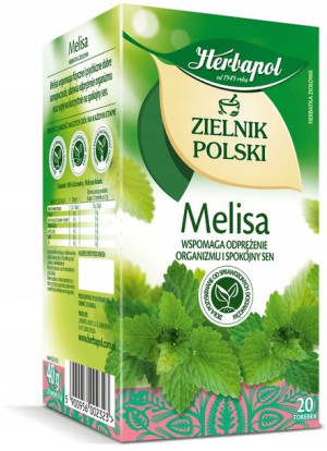 Herbapol Herbata Ziołowa Melisa 20tb