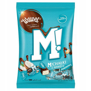 Wawel Cukierki Michałki Kokosowe 1000g 1kg