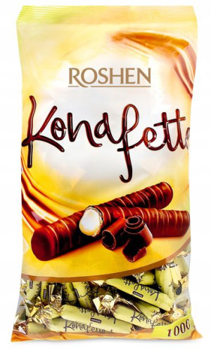 Roshen Cukierki Konafetto Bianco 1kg 1000 g