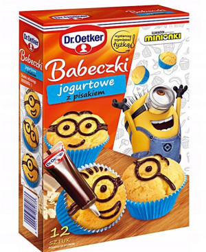 Dr. Oetker Babeczki Jogurtowe Minionki z Pisakiem