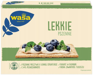 Wasa Lekkie pszenne Pieczywo 140 g