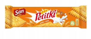 Lu Petitki Herbatniki Miód i Mleko 144g