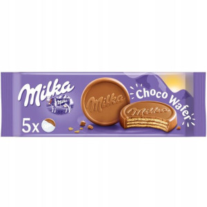 Milka Choco Wafer Wafelki z Kremem Kakaowym 150g