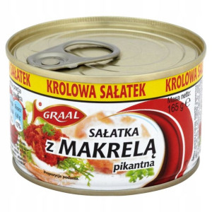 Graal Sałatka Pikantna z Makrelą 165g