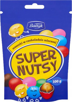 Bomilla Super Nutsy Orzrszki w Czekoladzie 100g