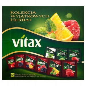 Vitax Kolekcja Herbat Mix 9 smaków 90 Kopert 161g