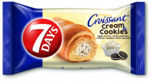 7 Days Rogalik Waniliowy Ciastkami Oreo 60g