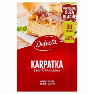 Delecta Ciasto Karpatka 390g