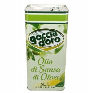 Oliwa z wytłoków z oliwek Sansa 5 l Goccia D'oro