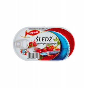 Graal Śledź w Sosie Pomidorowym 170g
