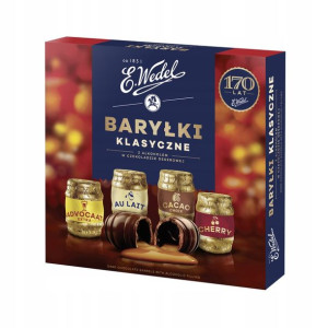 E. Wedel Bombonierka Baryłki z Alkoholem 200g