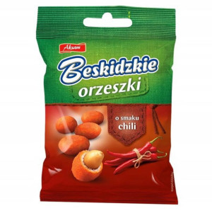 Aksam Beskidzkie Orzeszki o Smaku Chili 70g