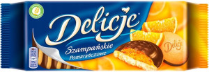Lu Delicje Szampańskie Pomarańczowe 147g