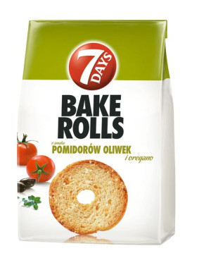 7 Days Bake Rolls Pomidor Oliwki Oregano 150g