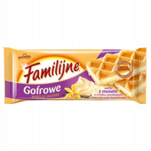 Jutrzenka Wafle Familijne waniliowe 130g
