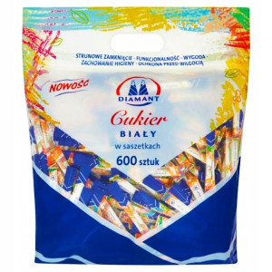 Diamant Cukier Biały Saszetka 3kg 600szt x 5g