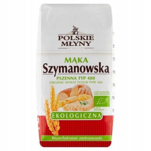Mąka Szymanowska Pszenna Ekologiczna Typ 480 1kg