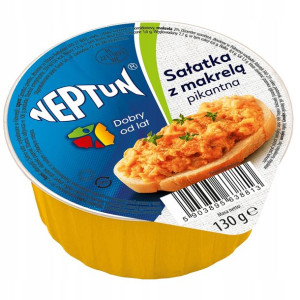 Neptun Sałatka Pikantna z Makreli 130g