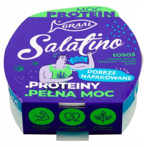 Graal Salatino Łosoś z Komosą Ryżową 160g