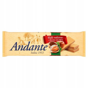 Idc Wafle Andante Orzechowe 130g