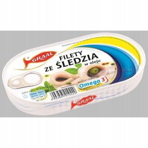 Graal Fitety Śledziowe w Oleju 170g