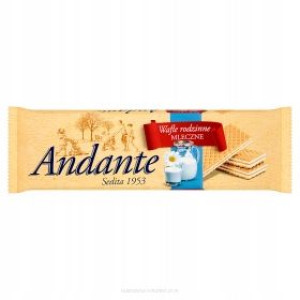Idc Wafle Andante Mleczne 130g