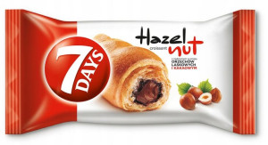 7 Days Rogalik z Nadzieniem Orzechowym 60g