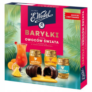 Wedel Baryłki Owoce Świata 200g
