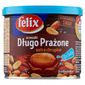 Felix Orzeszki Ziemne Długo Prażone puszka 140g