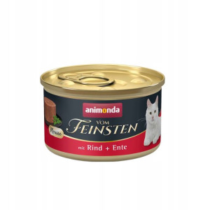 Animonda Feinsten Cat Mus 85g wołowina kaczka