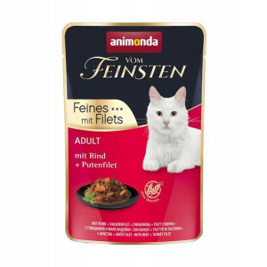 Animonda Feinsten Cat dla kota 85g wołowina indyk