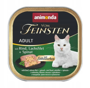 Animonda vom Feinsten wołowina łosoś szpinak 100g