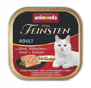 Animonda vom Feinsten wołowina kurczak zioła 100g