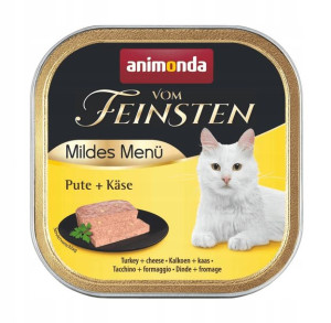 Animonda Mildes Menu Kot indyk z serem 100g