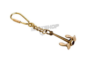 Brelok Mosiężny Kotwica
