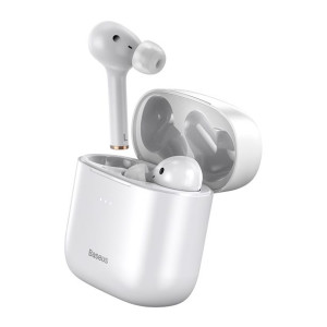 Baseus Encok True Douszne Bezprzewodowe Słuchawki Bluetooth Białe