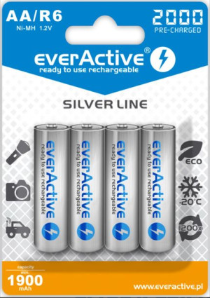 R6 Aku 4Bl AA Everactive 2500 Mah