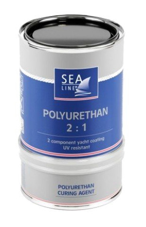 Farba Poliuretanowa Sealine Czarna Ral 9005