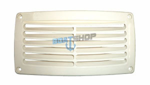 Kratka Wentylacyjna Pcv Podwójna Kremowa 206 Mm X 106 Mm