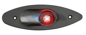 Lampa Nawigacyjna Czerwona Łezka Czarna